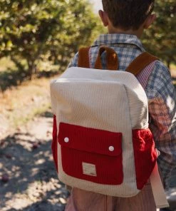 Fin & Vince Tour Backpack - Youth Size - Sand/ Chili/ Hazelnut
