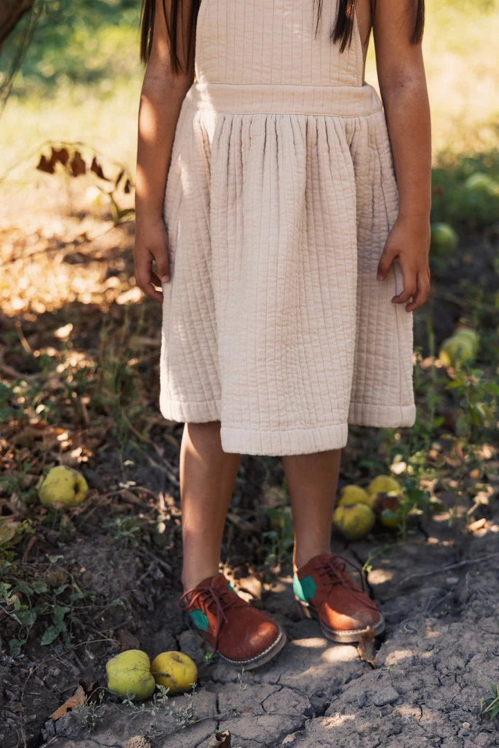 Fin & Vince Sale Quilted Pinafore - Sand 11 Fin & Vince Sale Quilted Pinafore - Sand