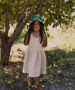 Fin & Vince Sale Quilted Pinafore - Sand 27 Fin & Vince Sale Quilted Pinafore - Sand