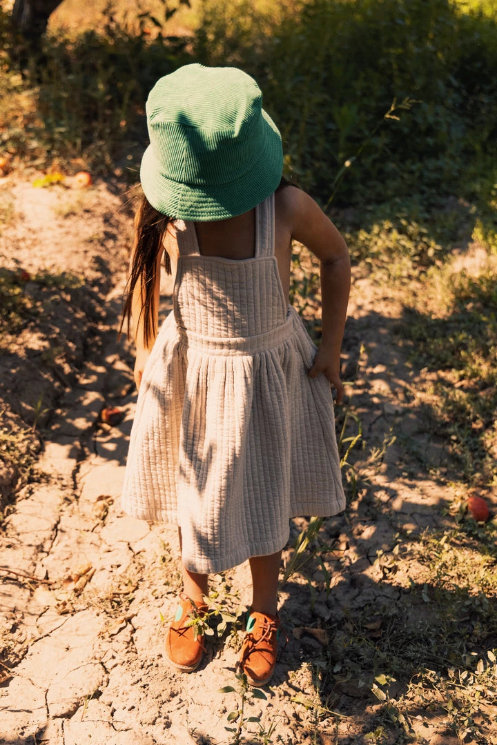 Fin & Vince Sale Quilted Pinafore - Sand 16 Fin & Vince Sale Quilted Pinafore - Sand