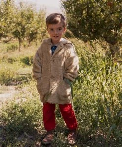 Fin & Vince Sherpa Coat - Sand 11 Fin & Vince Sherpa Coat - Sand