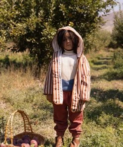 Fin & Vince Rain Coat - Popcorn Stripe Sale