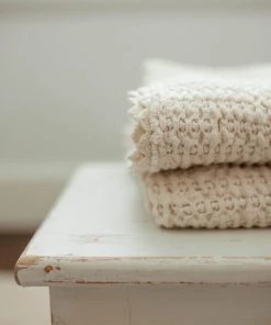 Fin & Vince Cozy Waffle Blanket - Milk | 3 Sizes