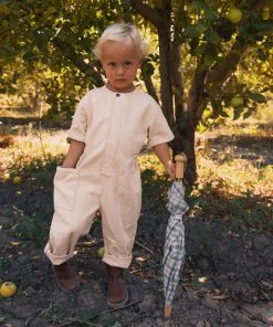 Fin & Vince Painter Jumpsuit - Sand