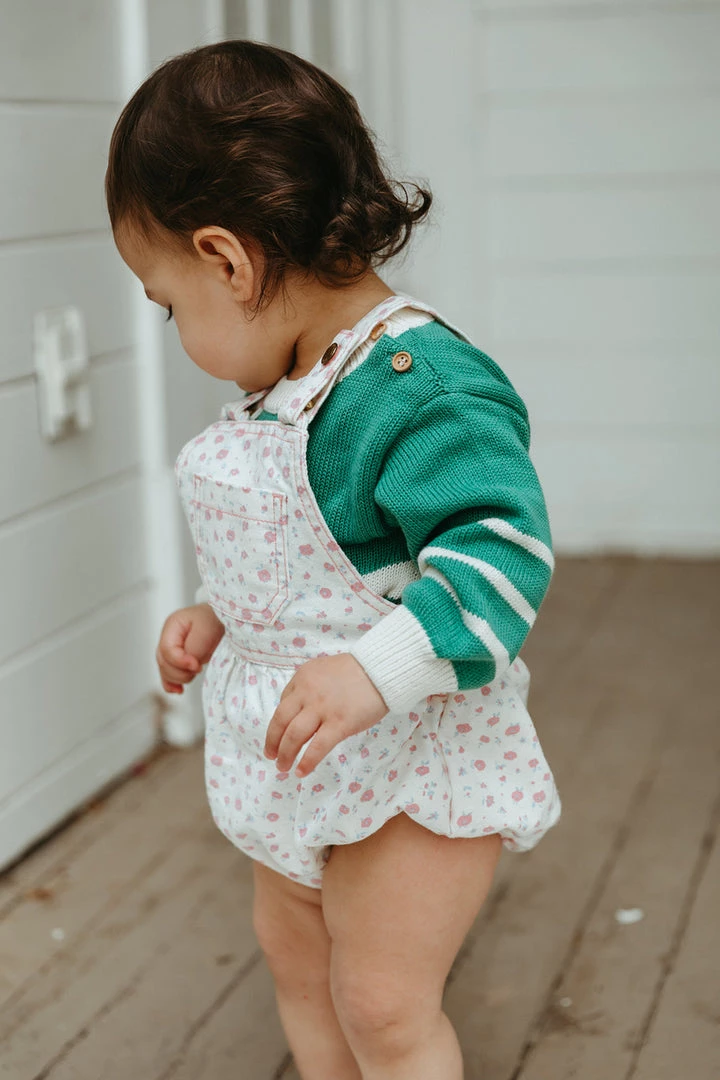 Fin & Vince Red, White And Blue Mini Overall - Vintage Flowers 6 Fin & Vince Red, White And Blue Mini Overall - Vintage Flowers