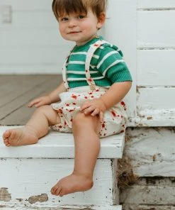 Fin & Vince Suspender Bloomer - Crabs Red, White And Blue 12 Fin & Vince Suspender Bloomer - Crabs Red, White And Blue