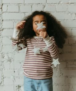 Fin & Vince Sale Waffle Henley Top - Grain Sack Stripe 16 Fin & Vince Sale Waffle Henley Top - Grain Sack Stripe