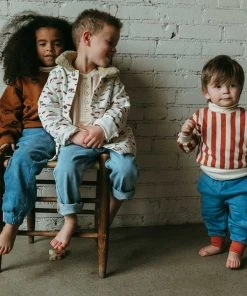 Fin & Vince Sale Fleece Pullover - Popcorn Stripe