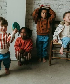 Fin & Vince Sale Fleece Pullover - Popcorn Stripe