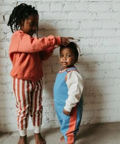 Fin & Vince Sale Fleece Button Pullover - Tomato