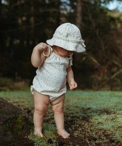 Fin & Vince Red, White And Blue Sunhat - Vintage Floral