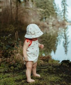 Fin & Vince Red, White And Blue Sunhat - Strawberry