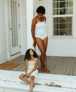 Fin & Vince Womens Smocked Swimsuit - Strawberries 10 Fin & Vince Womens Smocked Swimsuit - Strawberries