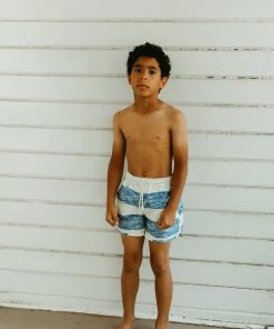 Fin & Vince Red, White And Blue Board Short - Surfs Up