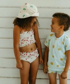 Fin & Vince Red, White And Blue Rash Guard - Sunrise