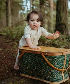 Fin & Vince Waffle Long John - Sand Red, White And Blue