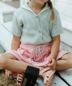 Fin & Vince Matilda Skirt - Bubblegum/ Seafoam