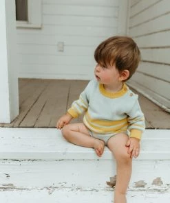 Fin & Vince Harbor Bloomer - Seafoam/ Mango Spring/summer