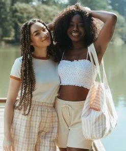 Fin & Vince Beach Tote - Ticking Stripe 12 Fin & Vince Beach Tote - Ticking Stripe