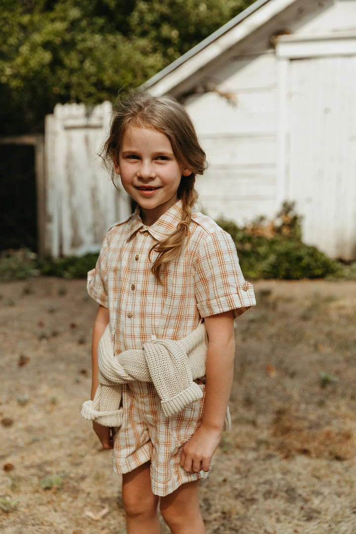 Fin & Vince Adventure Jumpsuit - Desert Plaid 3 Fin & Vince Adventure Jumpsuit - Desert Plaid