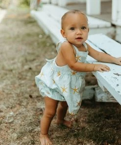 Fin & Vince Red, White And Blue Picnic Bloomer - Starfish