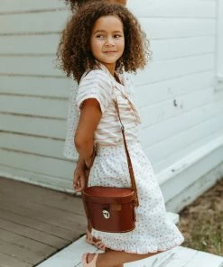 Fin & Vince Denim Midi Skirt - Vintage Flowers Spring/summer