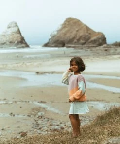 Fin & Vince Red, White And Blue Matilda Skirt - Seafoam/ Milk