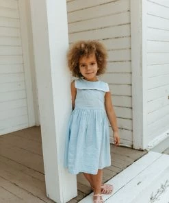 Fin & Vince Sailor Dress - Sky Blue