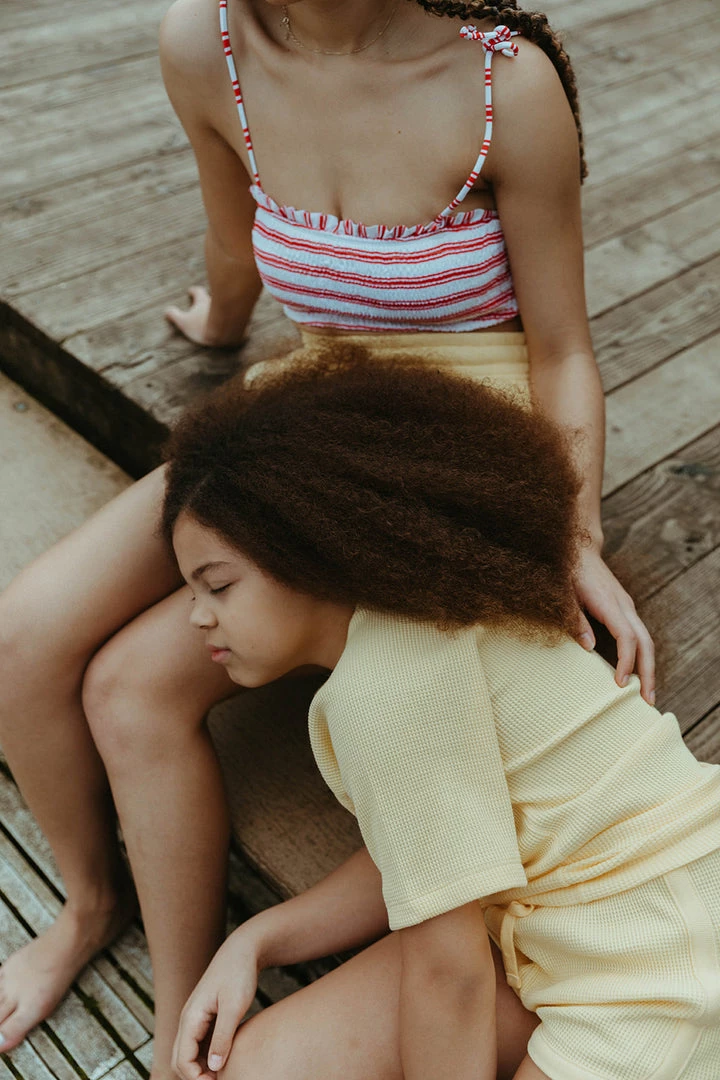 Fin & Vince Baseball Tee - Banana 6 Fin & Vince Baseball Tee - Banana