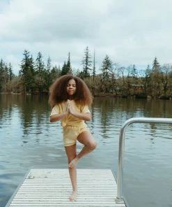 Fin & Vince Spring/summer Retro Short - Banana