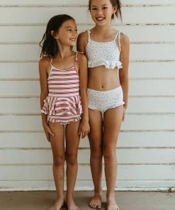 Fin & Vince Red, White And Blue Island Bikini - Vintage Flowers