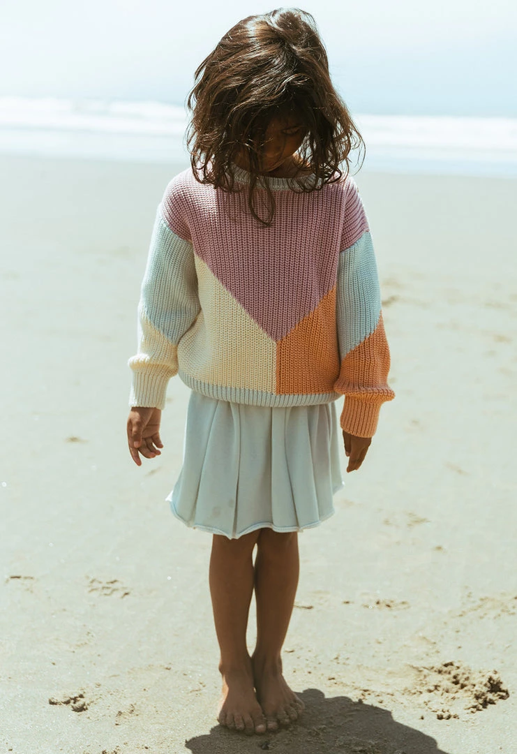 Fin & Vince Spring/summer Chunky Sweater - Pastel Sorbet 6 Fin & Vince Spring/summer Chunky Sweater - Pastel Sorbet