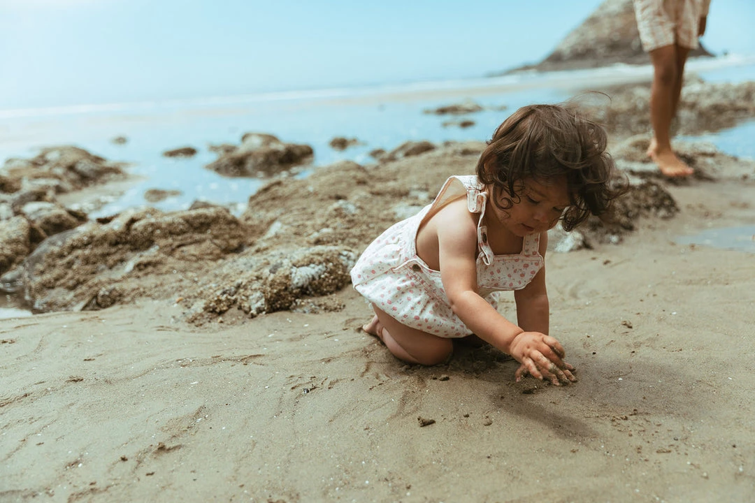 Fin & Vince Red, White And Blue Mini Overall - Vintage Flowers 9 Fin & Vince Red, White And Blue Mini Overall - Vintage Flowers