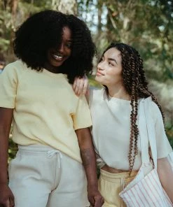 Fin & Vince Red, White And Blue Women's Oversized Tee - Sand 18 Fin & Vince Red, White And Blue Women's Oversized Tee - Sand