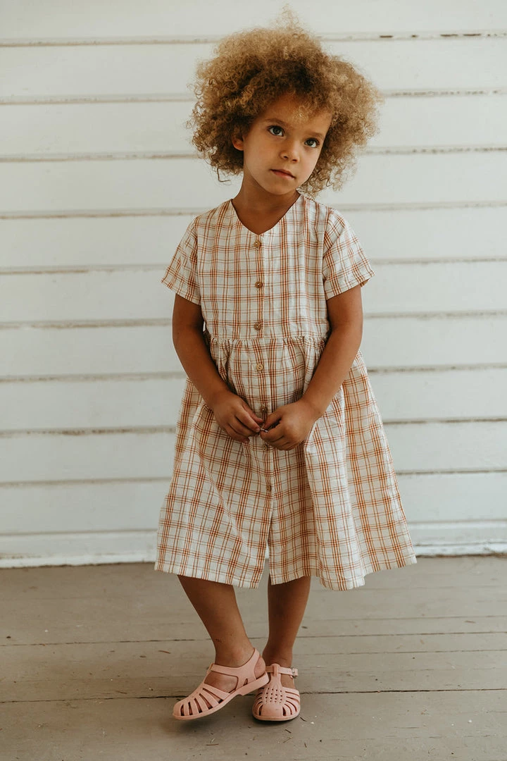 Fin & Vince Spring/summer Sicily Dress - Desert Plaid 6 Fin & Vince Spring/summer Sicily Dress - Desert Plaid