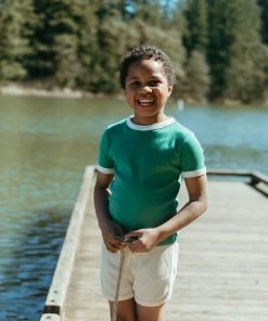 Fin & Vince Spring/summer Vintage Tee - Fern