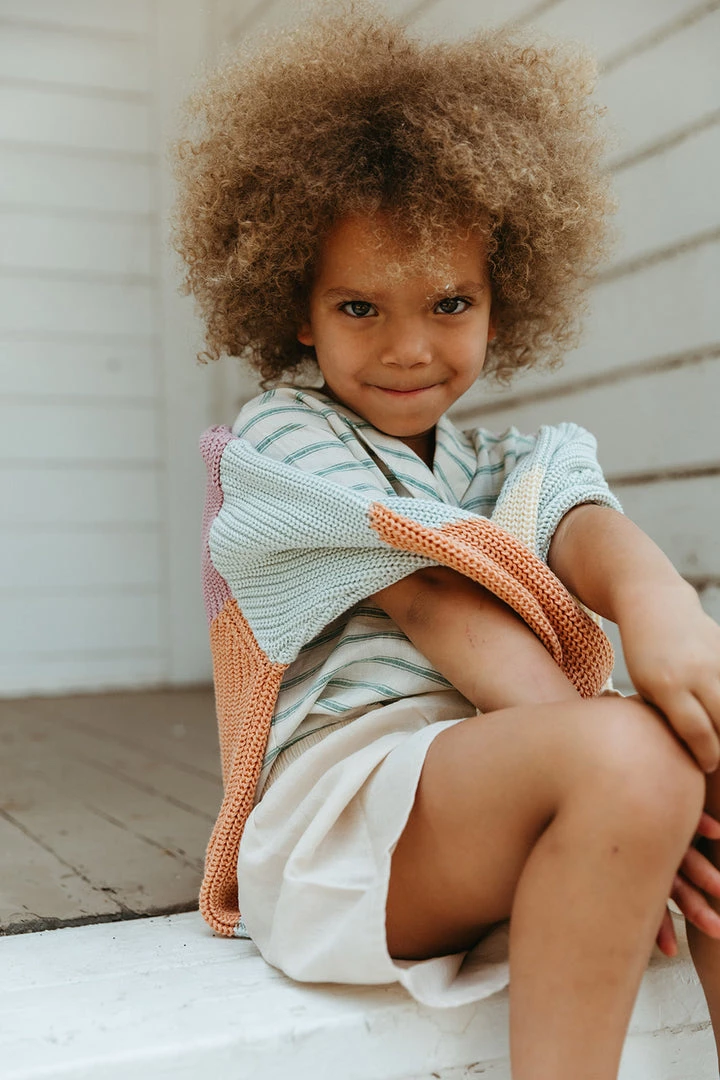 Fin & Vince Spring/summer Chunky Sweater - Pastel Sorbet 8 Fin & Vince Spring/summer Chunky Sweater - Pastel Sorbet