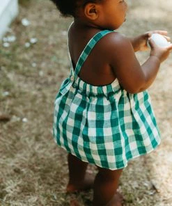 Fin & Vince Spring/summer Picnic Bloomer - Jade Check