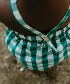 Fin & Vince Spring/summer Picnic Bloomer - Jade Check
