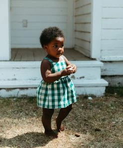 Fin & Vince Spring/summer Picnic Bloomer - Jade Check