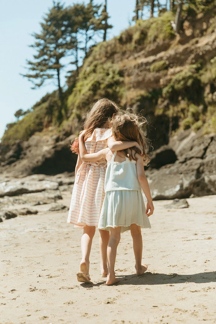Fin & Vince Sailor Dress - Ticking Stripe Red, White And Blue 8 Fin & Vince Sailor Dress - Ticking Stripe Red, White And Blue