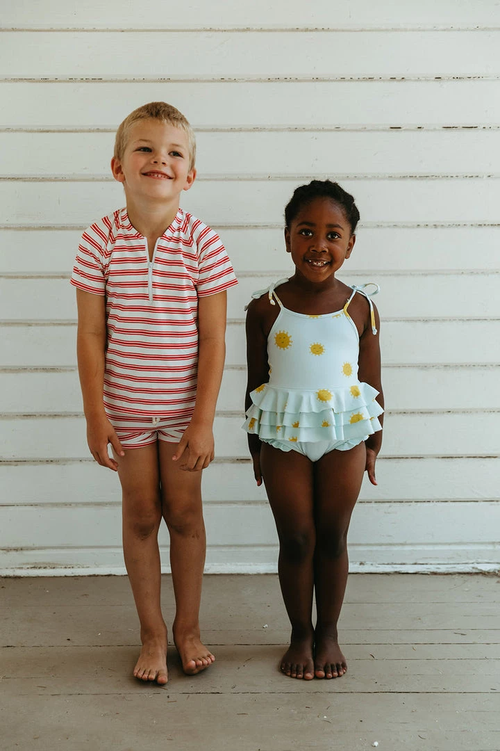 Fin & Vince Rash Guard - Ticking Stripe 6 Fin & Vince Rash Guard - Ticking Stripe