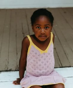 Fin & Vince Matilda Tank - Lilac/ Mango