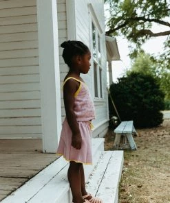 Fin & Vince Matilda Tank - Lilac/ Mango