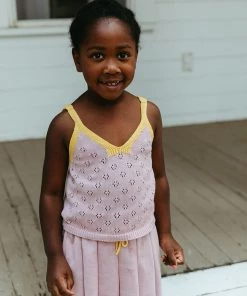 Fin & Vince Matilda Tank - Lilac/ Mango