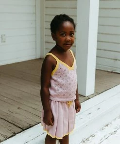 Fin & Vince Spring/summer Matilda Skirt - Lilac/ Mango