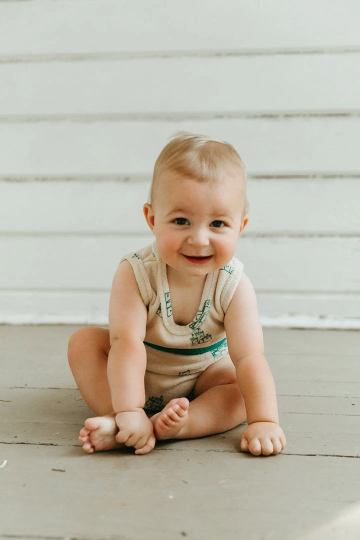 Fin & Vince Spring/summer Playground Jumper - Sandcastles 6 Fin & Vince Spring/summer Playground Jumper - Sandcastles