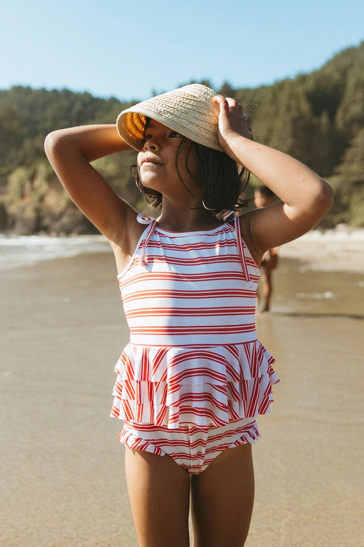 Fin & Vince Sunny Swimsuit - Ticking Stripe 8 Fin & Vince Sunny Swimsuit - Ticking Stripe