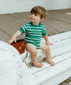 Fin & Vince Retro Onepiece - Schoolhouse Green/ Milk Spring/summer