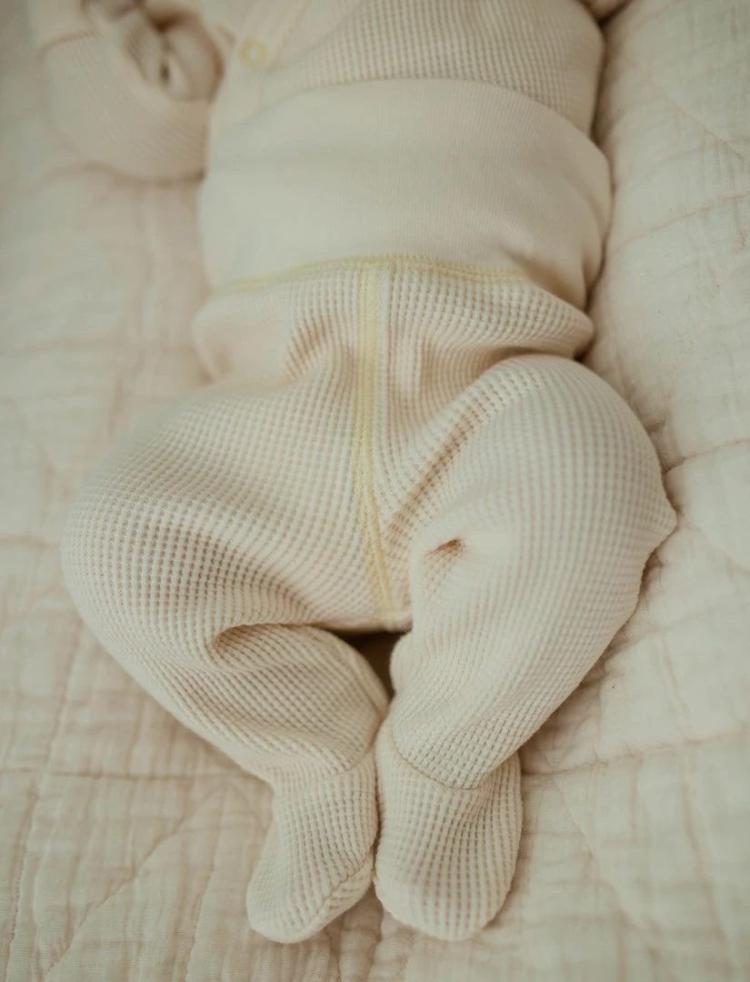 Fin & Vince Home Pant - Milk/banana Stitch Spring/summer 3 Fin & Vince Home Pant - Milk/banana Stitch Spring/summer